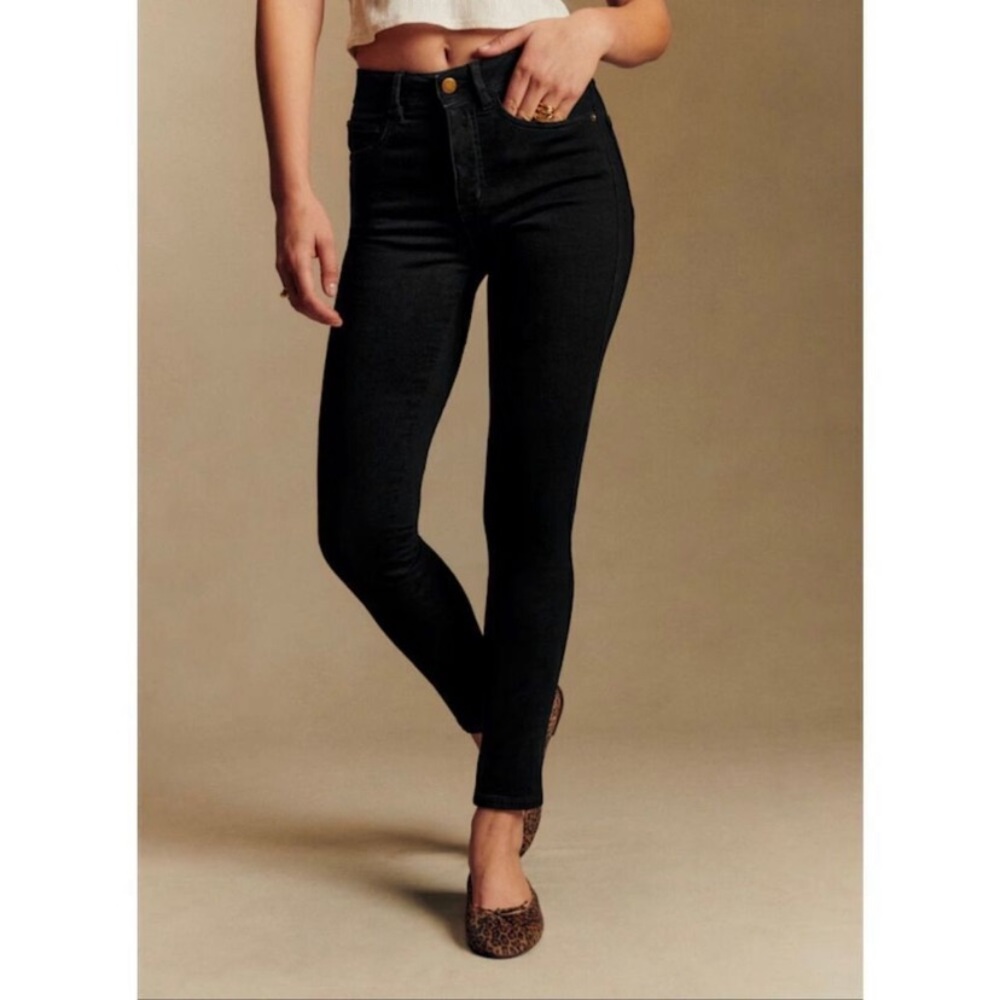 SEZANE Slim High Rise Black Jeans Size 29